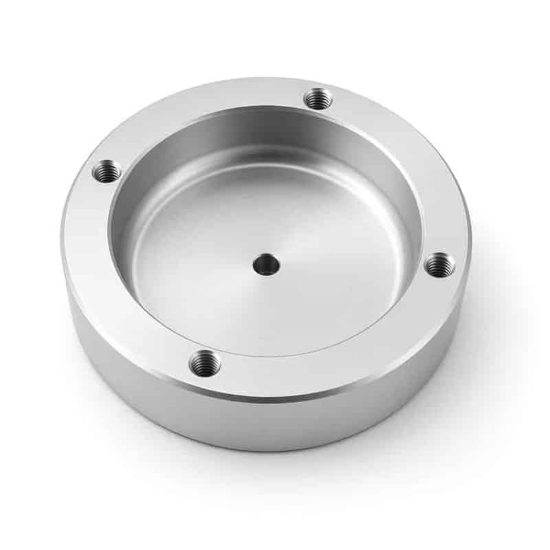 Delikli alüminyum CNC freze flanş parçası